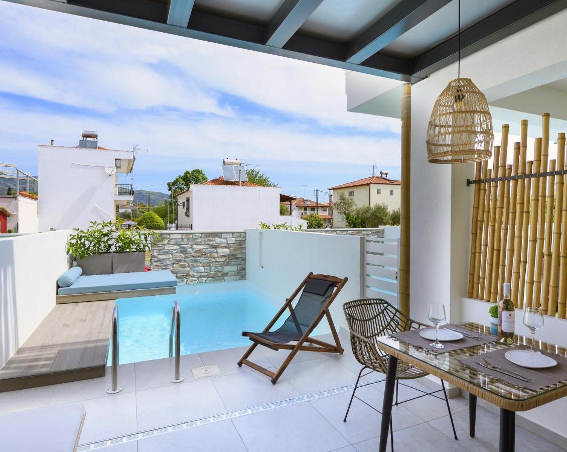 Alea Suites -Adults Only And Kids 14 Plus Asproválta Exteriér fotografie